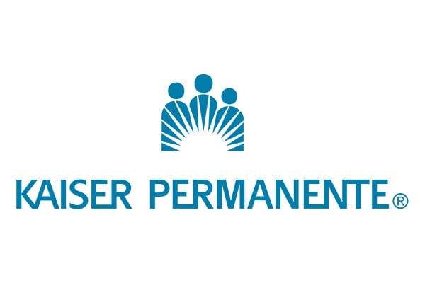 Kaiser Permanente logo featuring three abstract figures above "Kaiser Permanente" text.