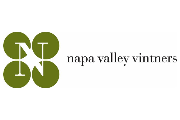 Logo of Napa Valley Vintners with a stylized green "N" design on the left and the text "napa valley vintners" on the right.